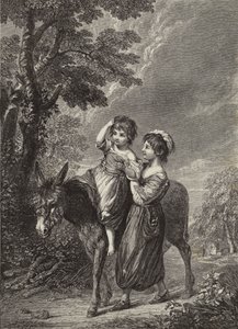 Boerenkinderen door Thomas after Gainsborough